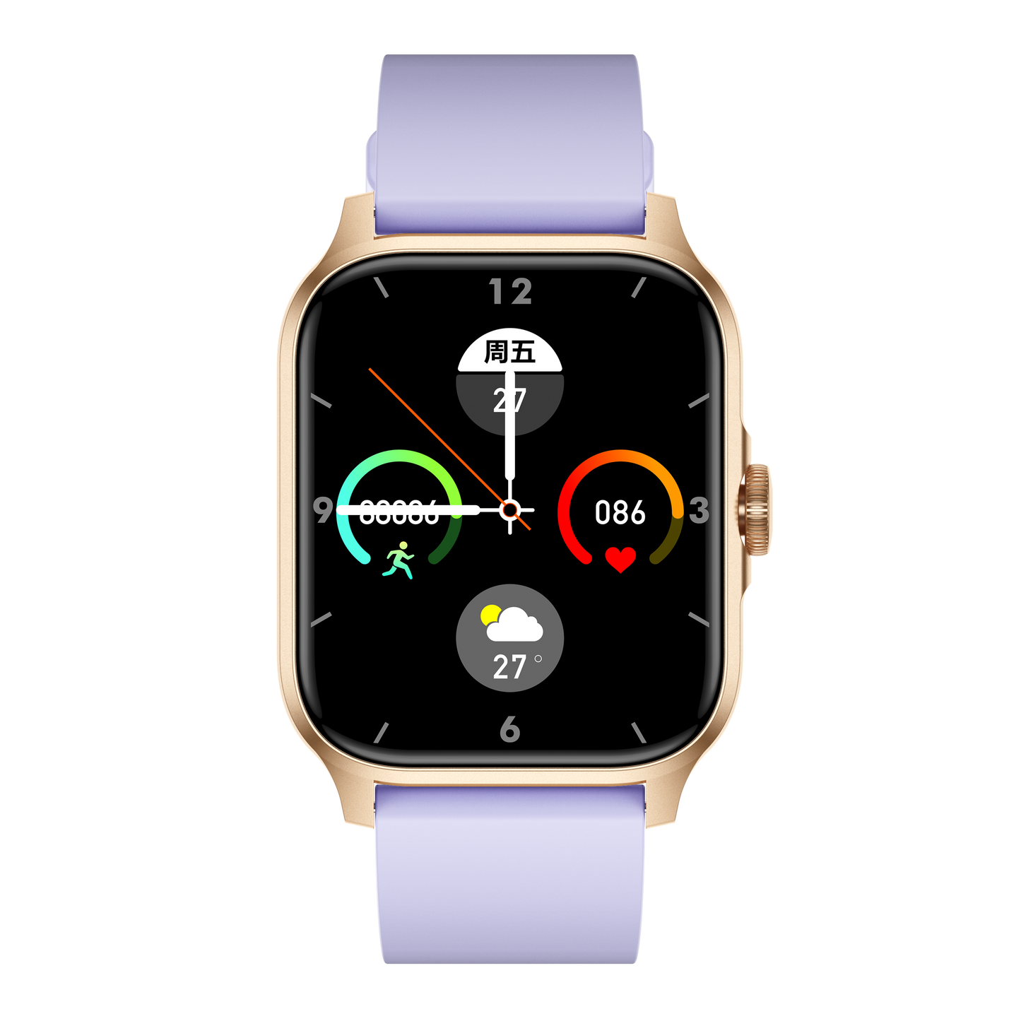 North Edge 1.85 inch HD TFT display 240*284 pixels 100+Sports Smartwatch for Modern Living QX15