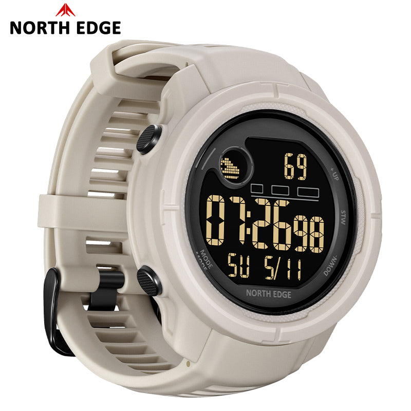 North Edge Outdoor Digital Watch Multi-Mode Tracking 24/7 Health Monitoring Mars 5