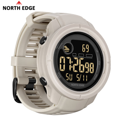 North Edge Outdoor Digital Watch Multi-Mode Tracking 24/7 Health Monitoring Mars 5