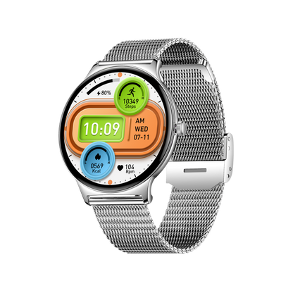 Smart health watch fitness watch with large amoled screen bluetooth calling V89