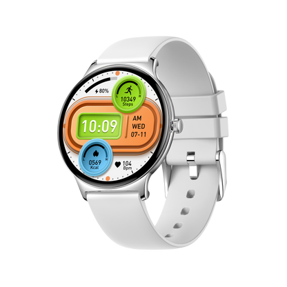 Smart health watch fitness watch with large amoled screen bluetooth calling V89
