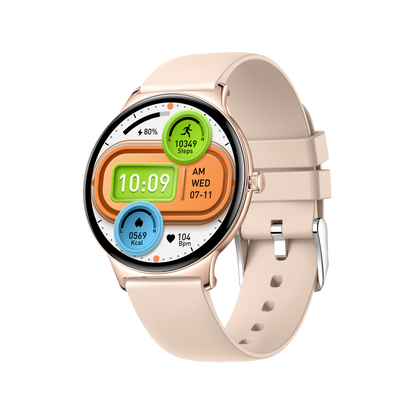 Smart health watch fitness watch with large amoled screen bluetooth calling V89