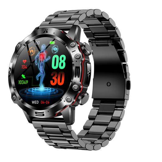 Outdoor sports smart watch IP68 bluetooth calling with ECG ET482