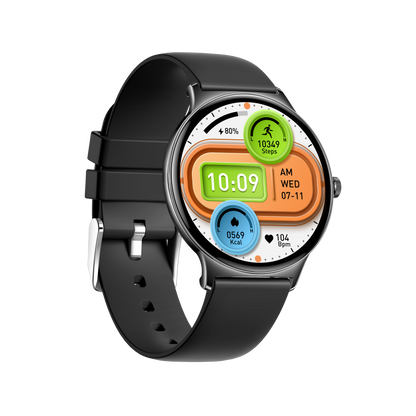 Smart health watch fitness watch with large amoled screen bluetooth calling V89