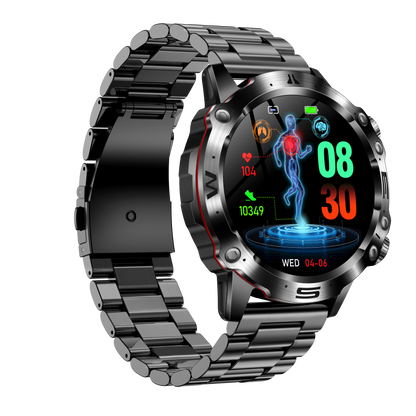 Outdoor sports smart watch IP68 bluetooth calling with ECG ET482