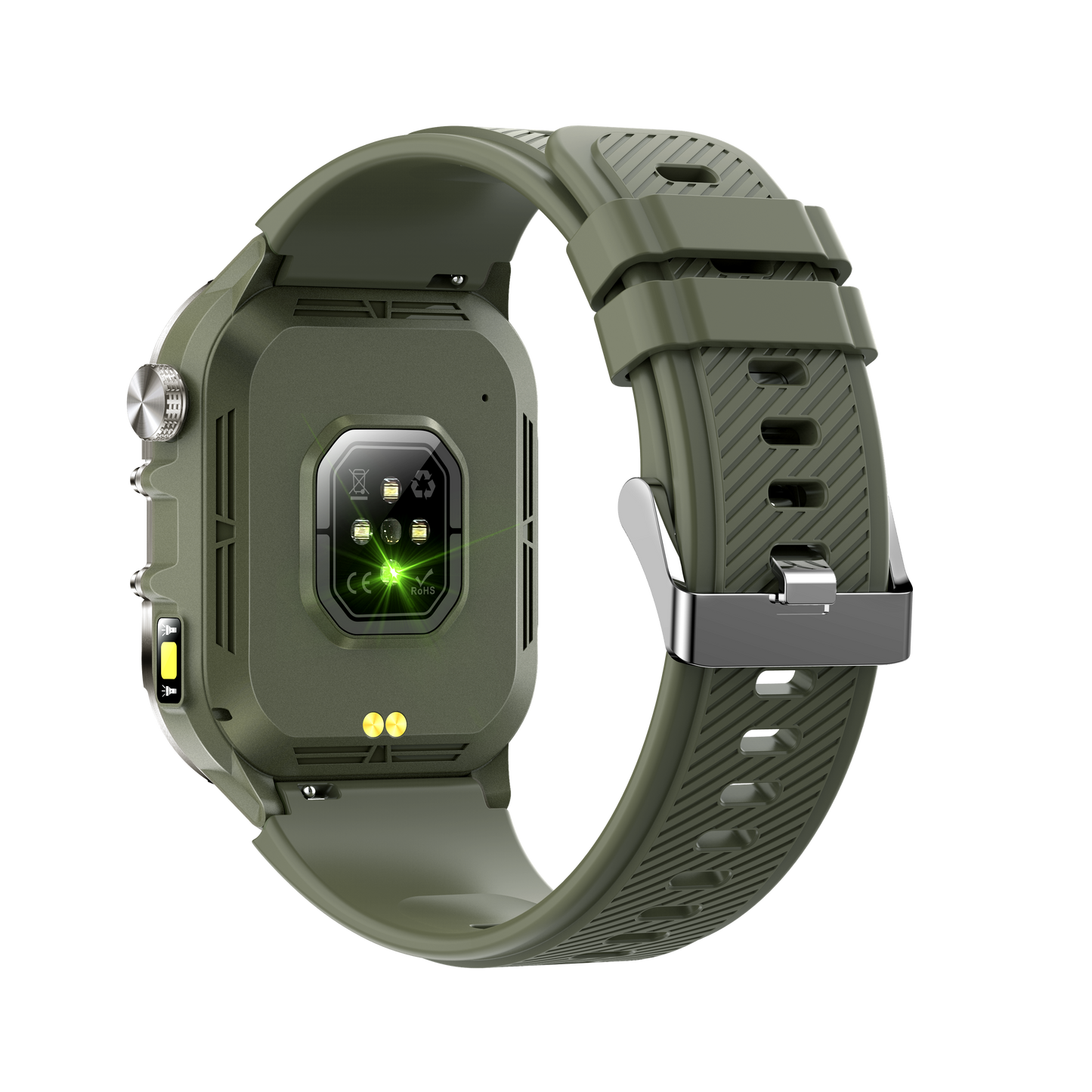 1.96 inch IP68 outdoor sport smart watch with flashlight T26