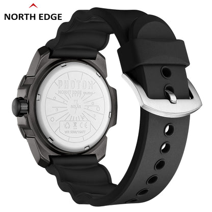 North Edge Solar drive watch outdoor quartz watch pilot watch Photon