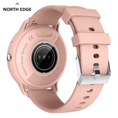 North Edge Black Mens Bluetooth smartwatch NL02C PRO