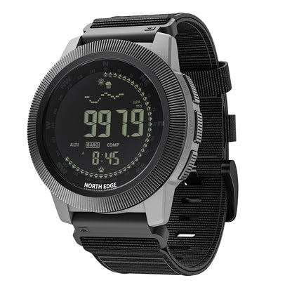 North Edge Altimeter Barometer Compass 50M Tactical Outdoor Watch APACHE-CF