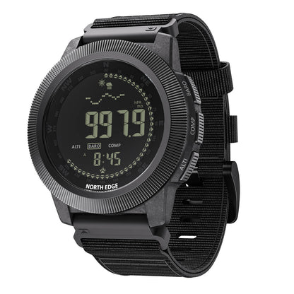 North Edge Altimeter Barometer Compass 50M Tactical Outdoor Watch APACHE-CF