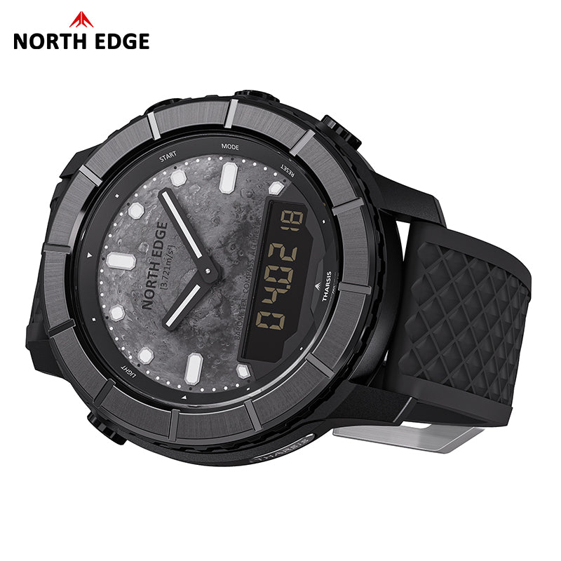 North Edge Compass Altimeter Barometer 50M Waterproof Outdoor Watch THARSIS