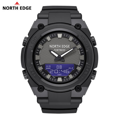 Dual-Display Analog Digital Stopwatch Countdown Luminous FORTRESS