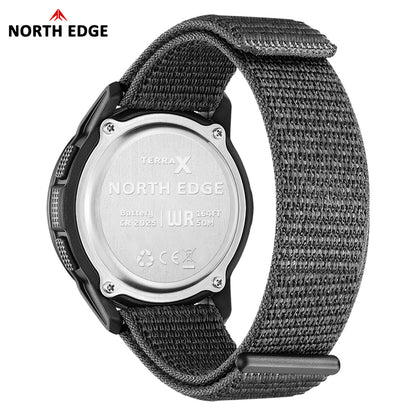 North Edge Outdoor Adventure Watch with Military Grade 5ATM TERRAX