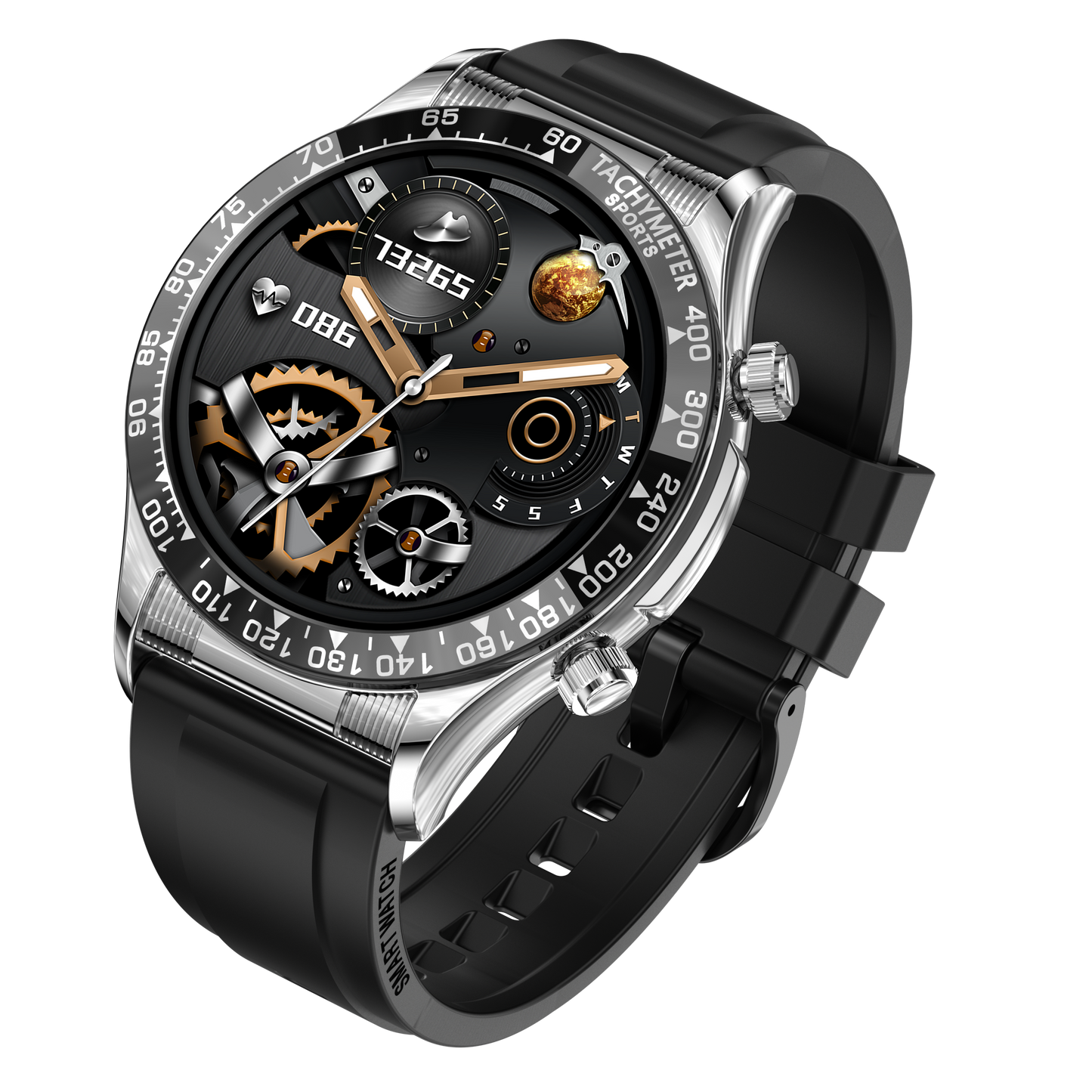 North Edge Health Monitor Smartwatch Dual Bluetooth Calling & NFC Access Control E18 PRO