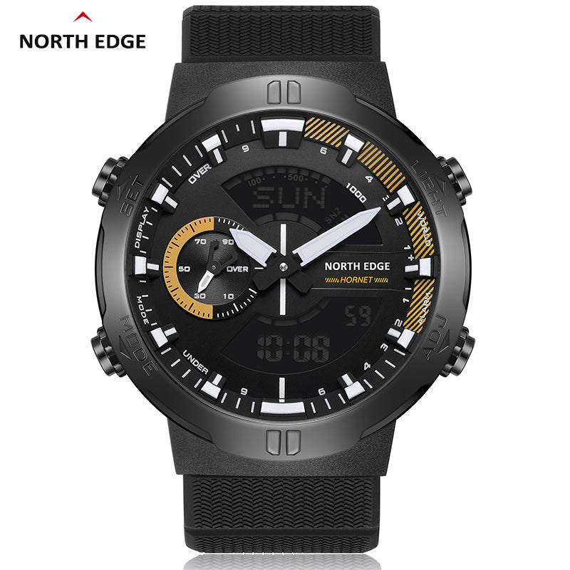 North Edge Men's adventure digital outdoor watch Hornet