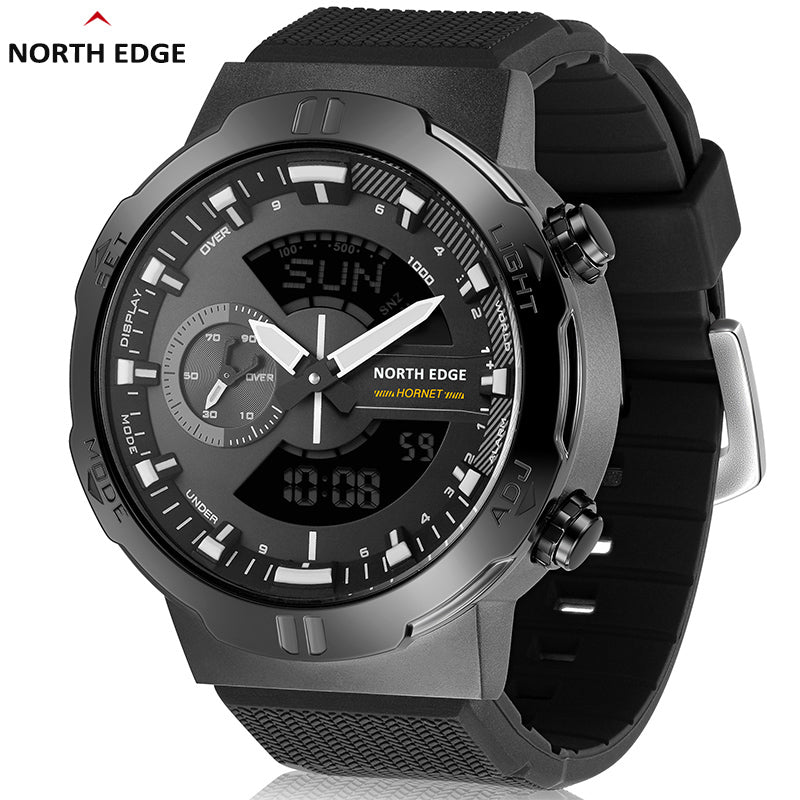 North Edge Men's adventure digital outdoor watch Hornet