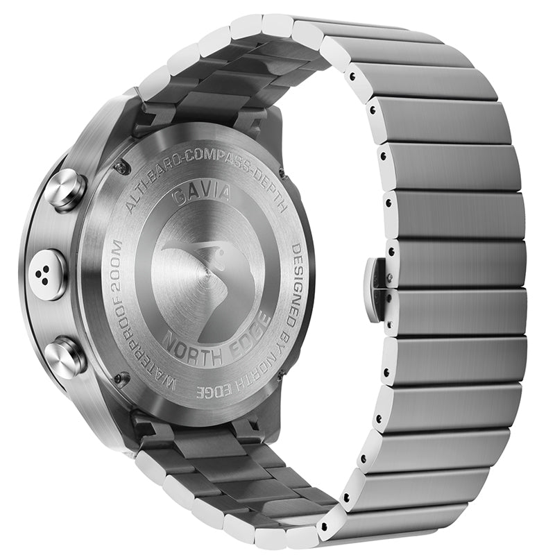 North Edge Affordable Hybrid Men’s Steel Dive Watch GAVIA