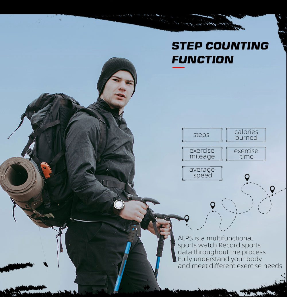 Step Counting Climbing Running Watch