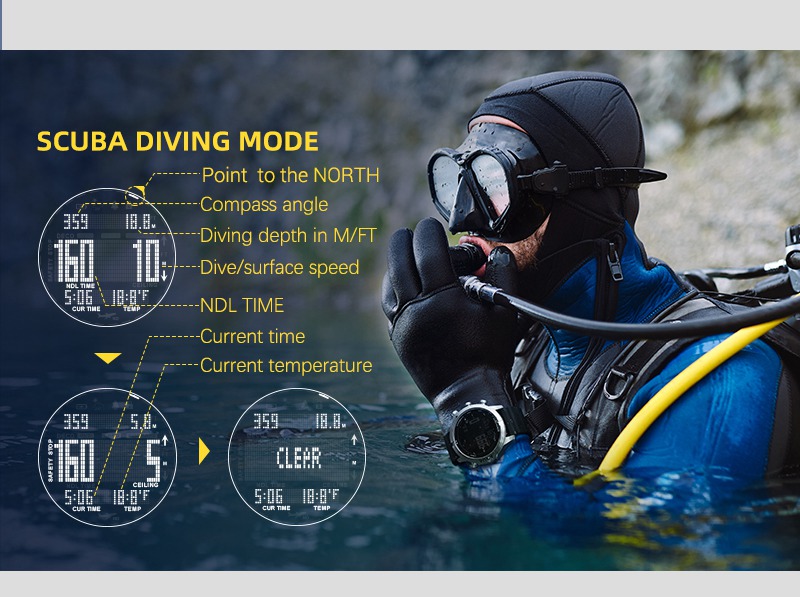 AQUA scuba diving watch computer