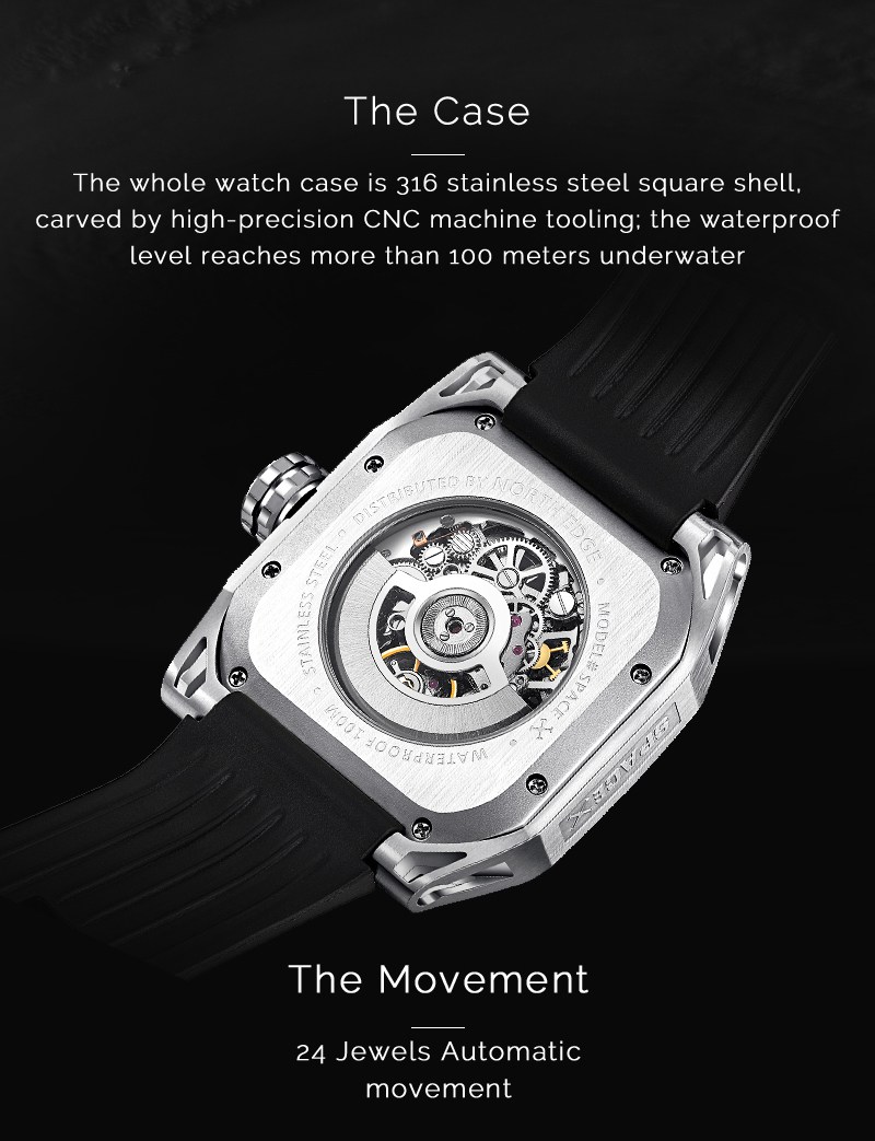 Automatic Mechanical Watch Space X