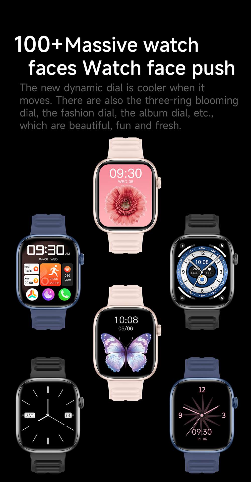 Customizable watch faces wearable Customizable watch faces wearable