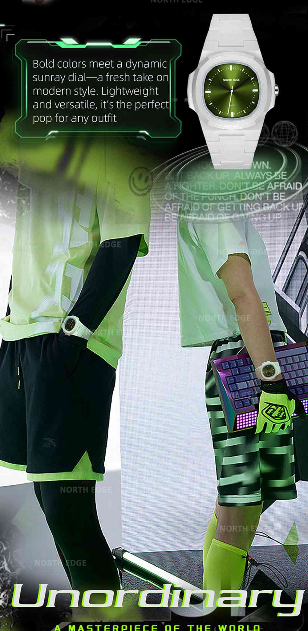 Quartz precision sports watch