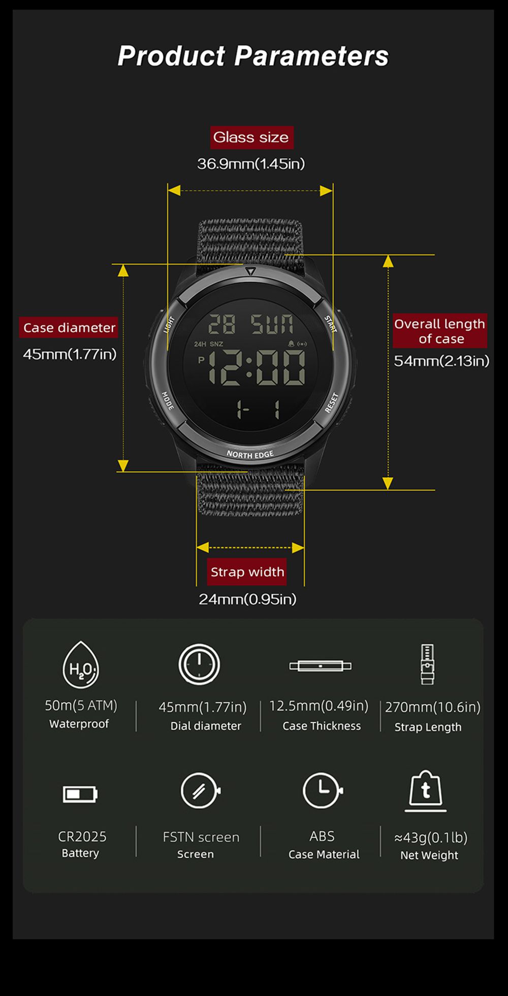 Wholesale waterproof sports watches