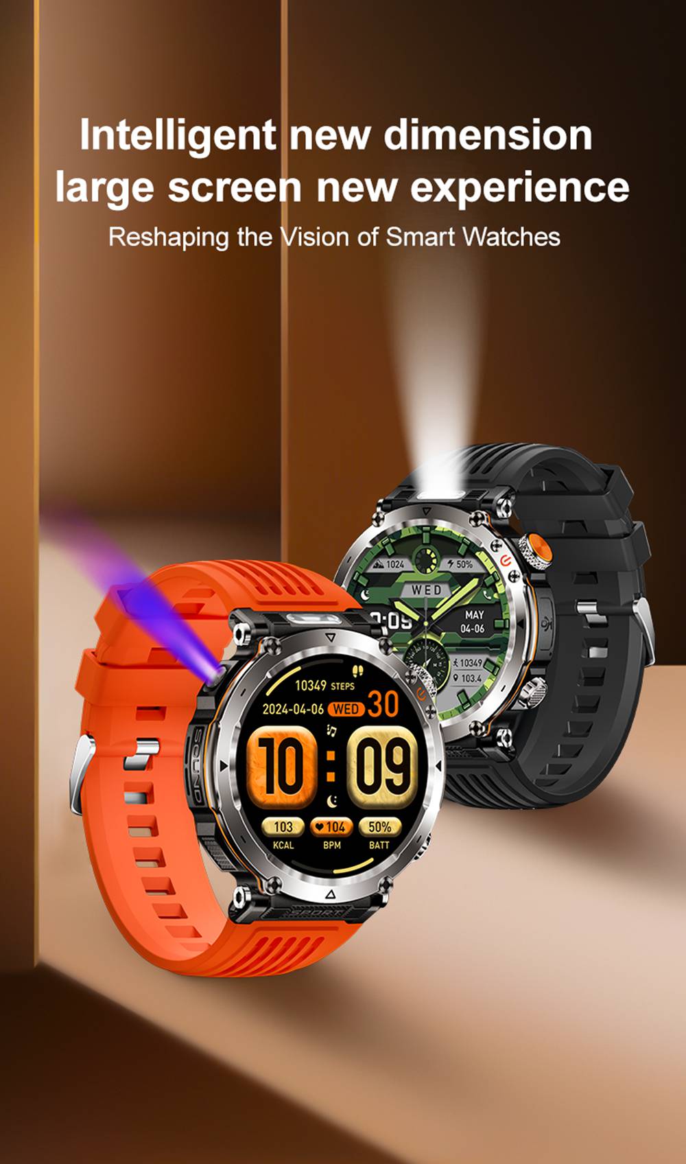 North Edge Smartwatch with Large HD Display North Edge Smartwatch with Large HD Display