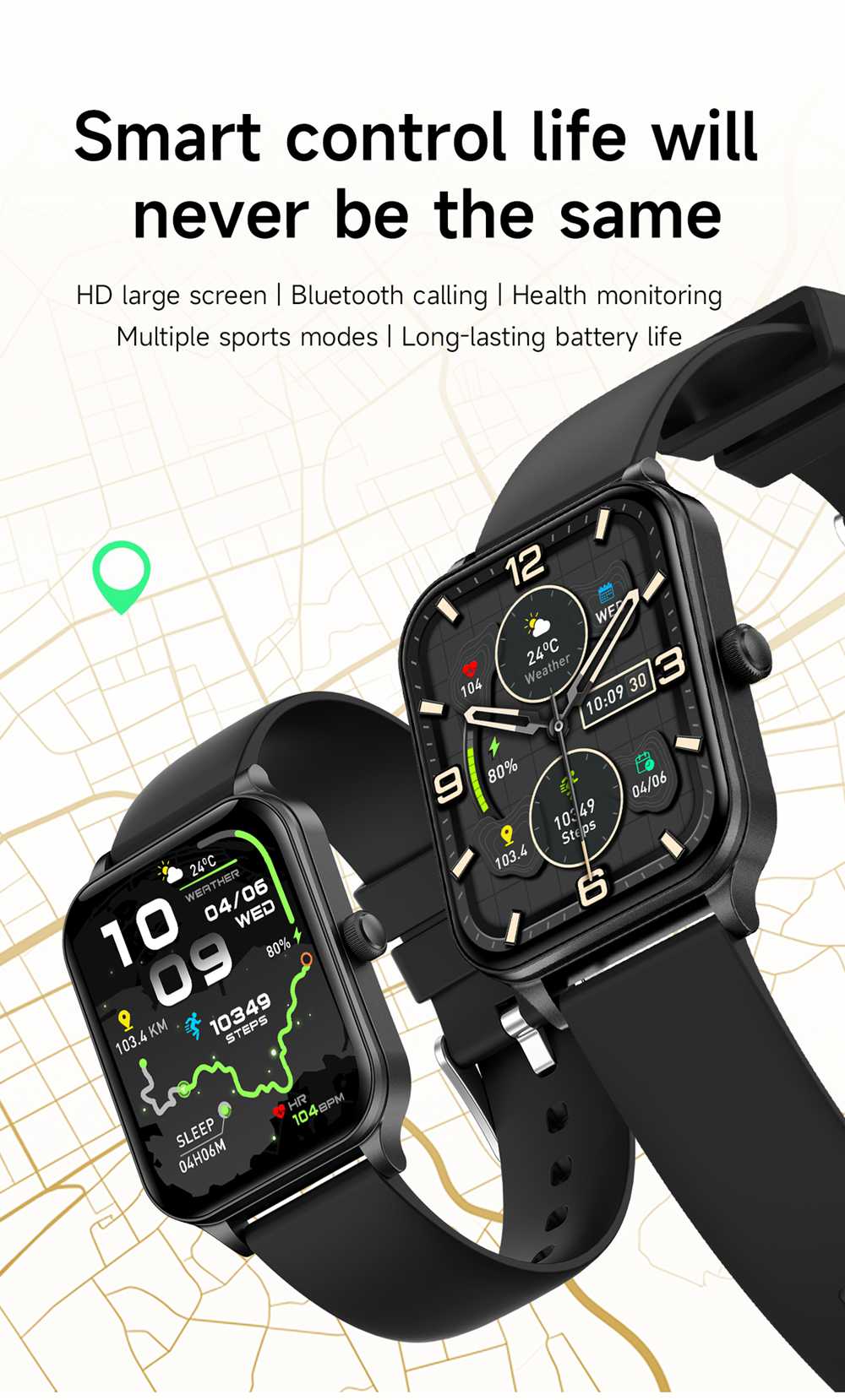 GPS smart watch outdoor sports